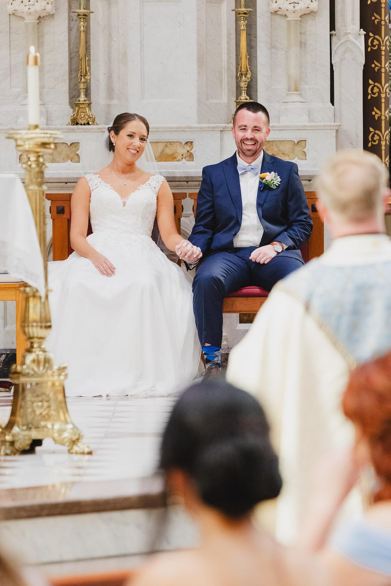 St. Xavier Church Wedding- TJ and Lindsey
