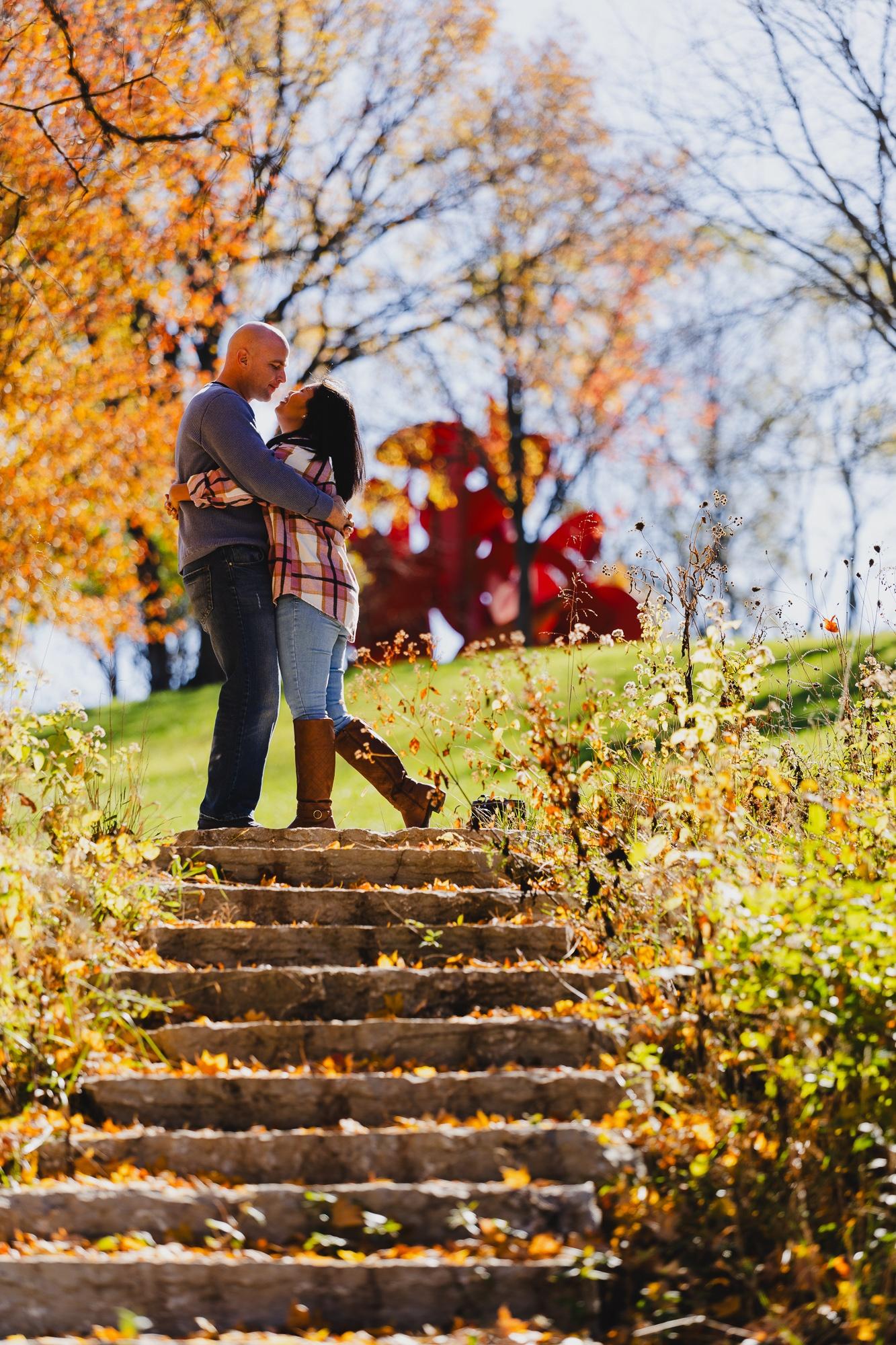 Pyramid Hill Sculpture Park Couple Session with Dan and Grace