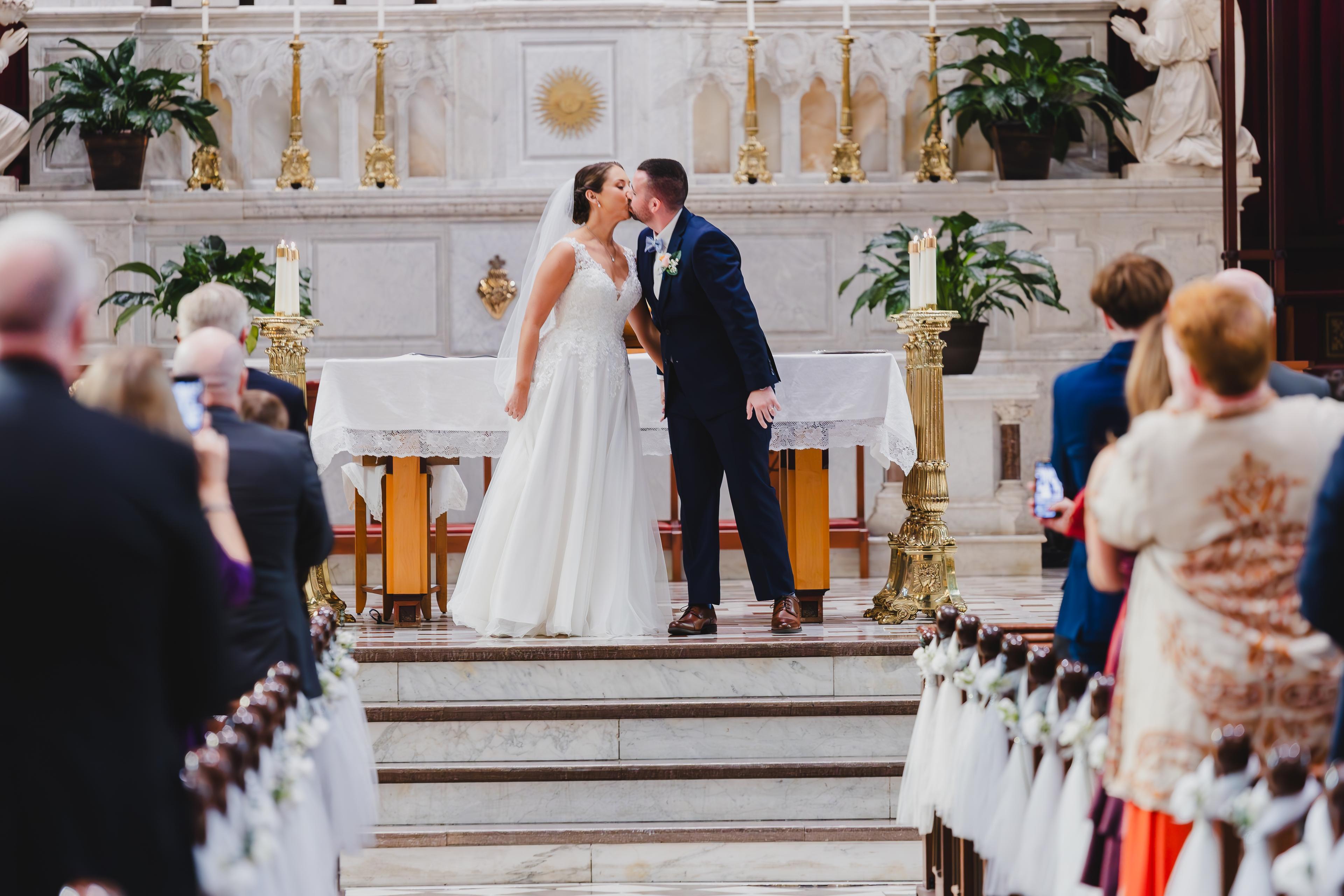 St. Xavier Church Wedding- TJ and Lindsey